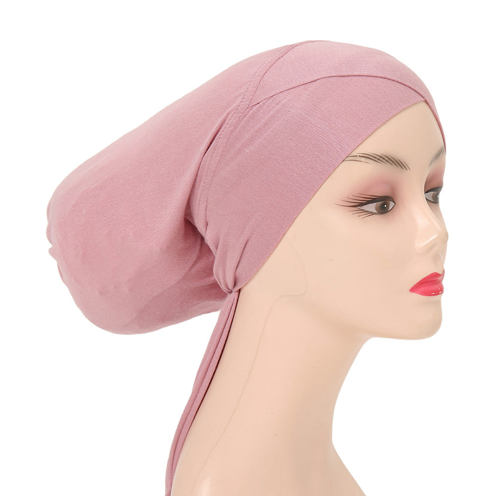 Soft Stretch Head Wrap Turban Hat Beanie Cap Twist Knot Headwear