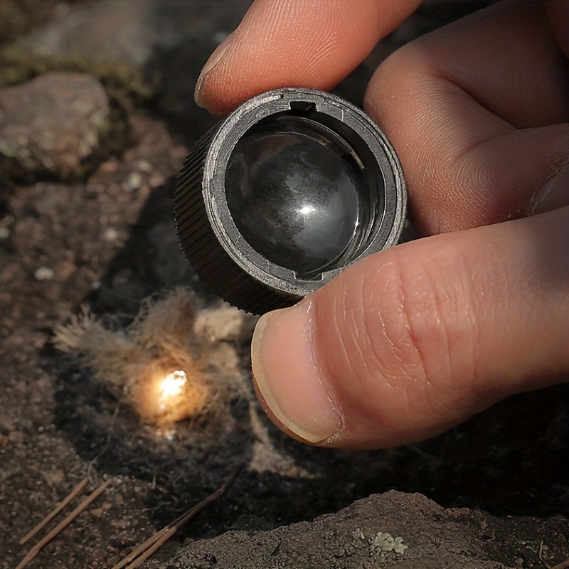 7 in 1 Survival Whistle LED Thermometer Compass Tool