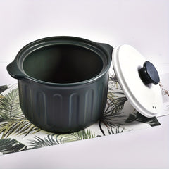 5L Ceramic Casserole Soup Pot Kitchen Cookware