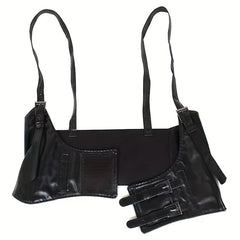 Y2K PU Leather Harness Belt Punk Waist Belt Corset for Women
