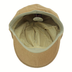 Solid Casual Beret Women Beanie Painter Cap British Style Warm Hat