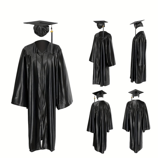 Unisex Adult Graduation Cap and Gown Tassel Charm Package