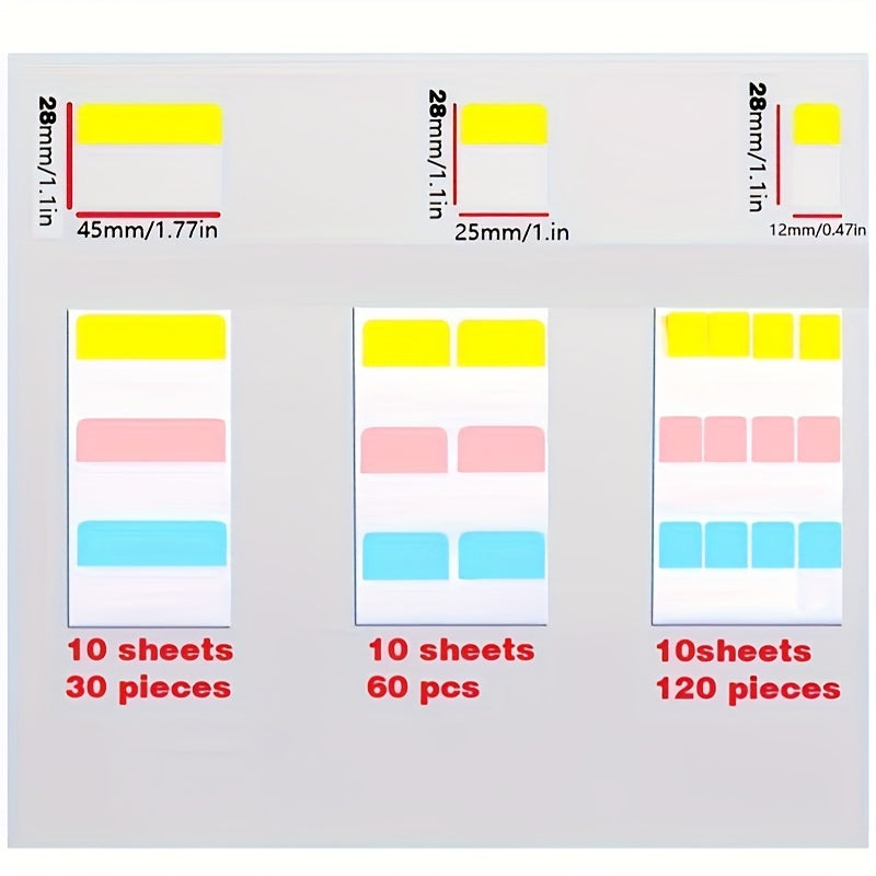 Writable Index Labels for Book Marking Pages Office Supplies