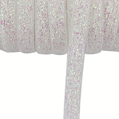 5 Yards 10mm Glitter Velvet Ribbon DIY Gift Wrapping Hair Bows Wedding Party