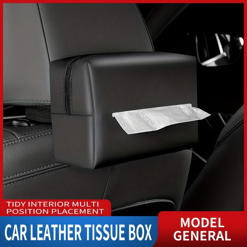 Car Tissue Box Seat Back Napkin Bag Armrest Box