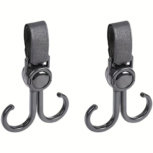 Car Hook Double Hook Stroller Bag Storage Hook Baby Stroller Hook