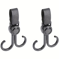 Car Hook Double Hook Stroller Bag Storage Hook Baby Stroller Hook