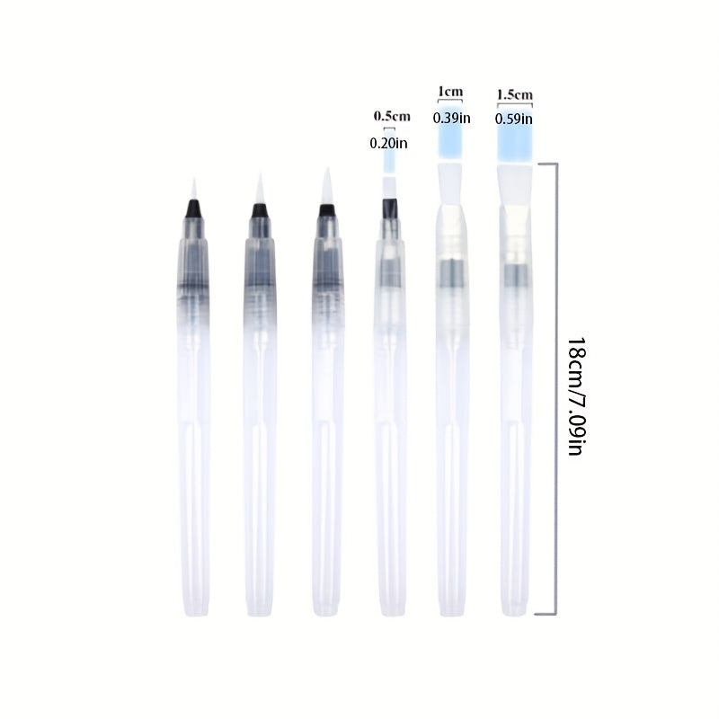 6pcs Soft Tip Pen Set for Drawing Calligraphy Artistic Graffiti