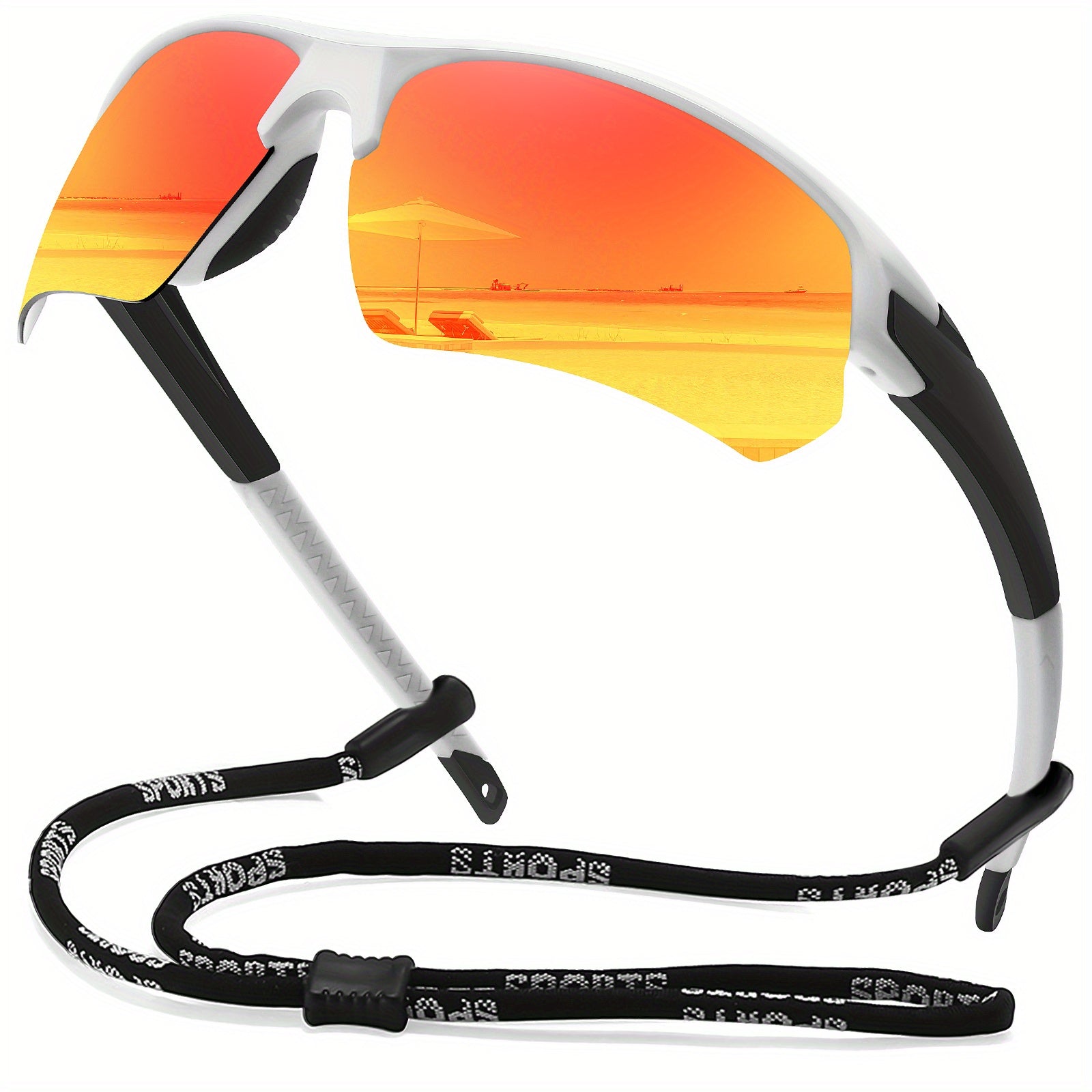Men's Outdoor Polarized Sunglasses with Interchangeable Lenses
