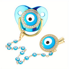 Blingbaby Evil Eye Newborn Pacifier Baby Diamond Demon Soother