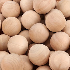 5pcs 3.0cm Unfinished Wooden Balls for Crafts and DIY Projects