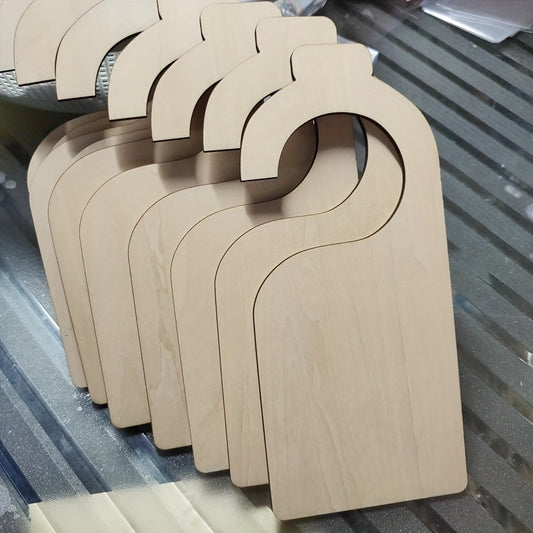 14pcs Wooden Door Handle Hanging Signs Clothes Spacer Signs