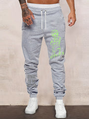 Anime Character Print Men s Drawstring Sweatpants