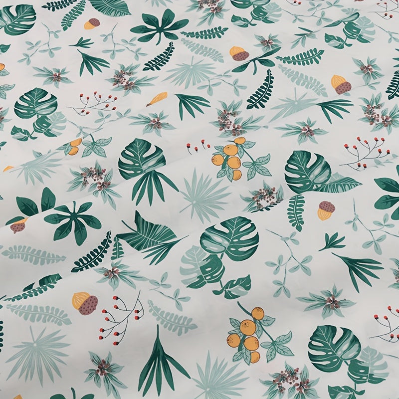 8pcs Colored Plant Flowers Patchwork Fabric DIY Sewing Quilting