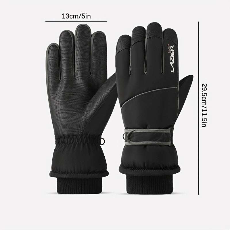 Waterproof Touchscreen Snowboard Gloves 20 Winter Warm Snow Gloves