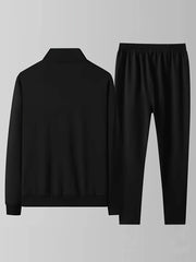 Men's Casual 2pcs Set Zip Up Jacket Joggers Matching Set