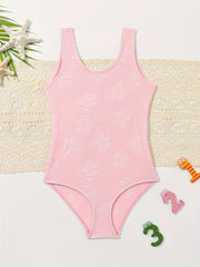 Toddler Girls Stretchy 1 piece Swimwear Beach Vacation Gift