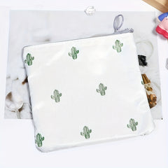 Portable Sanitary Napkin Bag Dustproof Storage With Zipper