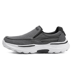 Men's Canvas Slip On Loafer Shoes Breathable Walking Sneakers