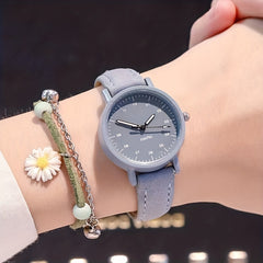Kids Quartz Watch Colorful Pointer Round Wrist Watch
