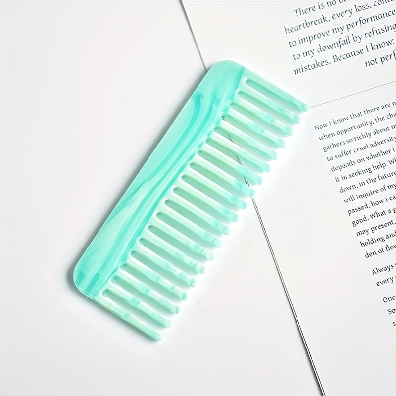 Wide Tooth Hair Comb Anti-static Detangler for Curly Hair