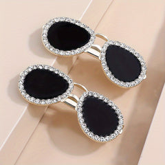 Rhinestone Sunglasses Hair Clip Barrette Wedding Hair Accessories