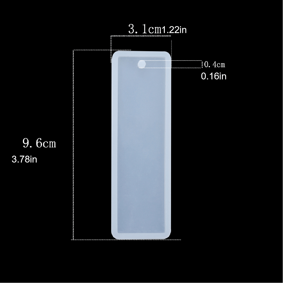 Silicone Fish Tail Bookmark Mold for Epoxy Resin Craft