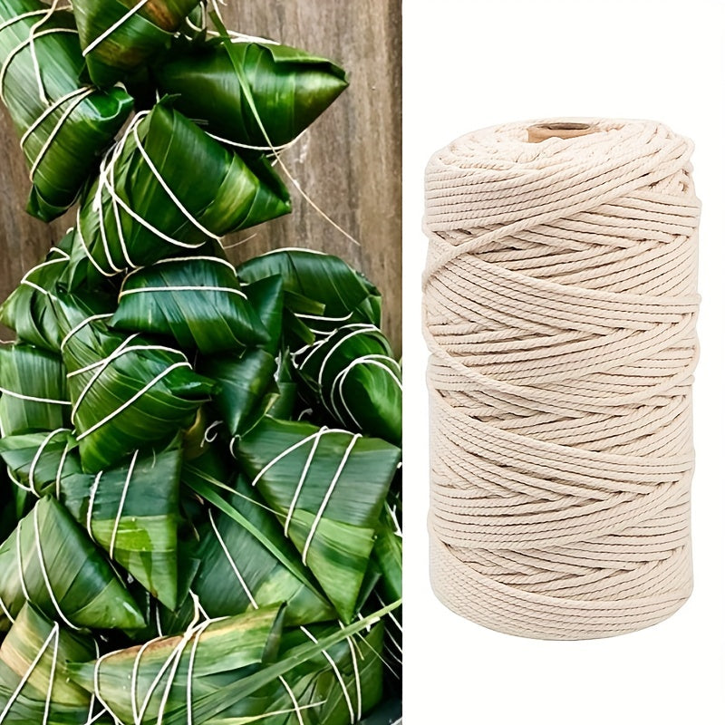 Cotton Twine Macrame Cord for DIY Arts & Crafts Gift Package Twine Wall Hanging