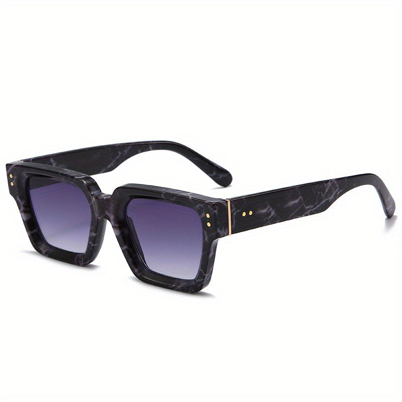 Retro Tortoiseshell Square Sunglasses UV400 Sun Shades