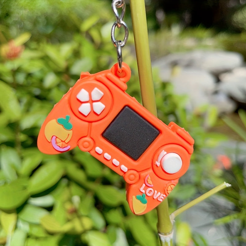 Rubber Fruit Game Console Handle Key Chain Hand Decoration Keychain