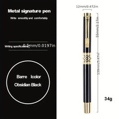 Dragon Head Hollow Metal Jewelry Ballpoint Pen Gift