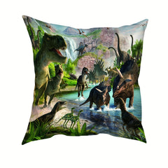 4PCS Dinosaur Pattern Pillow Covers for Home Decoration