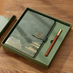 Customizable A5 Personalized Notebook Gift Set for Men with Pen & Refill
