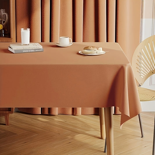 Waterproof Rectangle Tablecloth Stain Resistant for Home Decor with Mesh