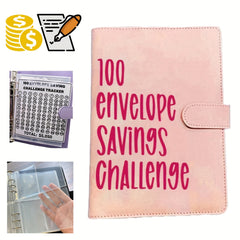 100 Envelope Challenge Binder Savings MoneyChallenges Budget Binder