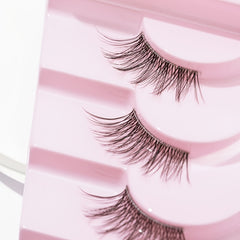 7 Pairs Natural Winged End 3D Wispy Eyelashes