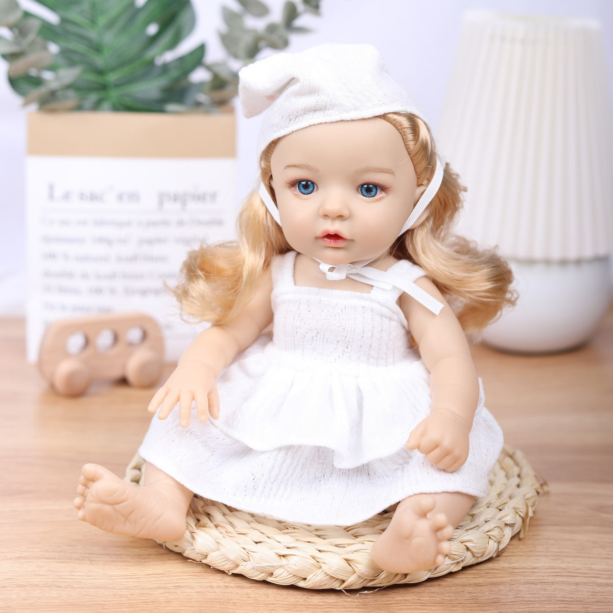 AKODEERD 30 Princess Doll with Soft Vinyl Skin Makeup