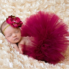 Newborn Girls Flower Headband Set for Photography & Outfits