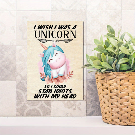 Modern Watercolor Unicorn Wall Stickers Room Decor