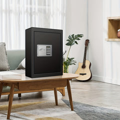 Electronic Key Safe Pin Code Keyless Storage Box Wall Mount Safe 83 Keys Cabinet