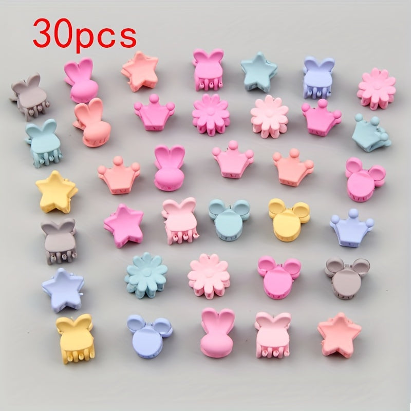 Colorful Hair Clips for Kids Mini Frosted Clips for Infants & Toddlers
