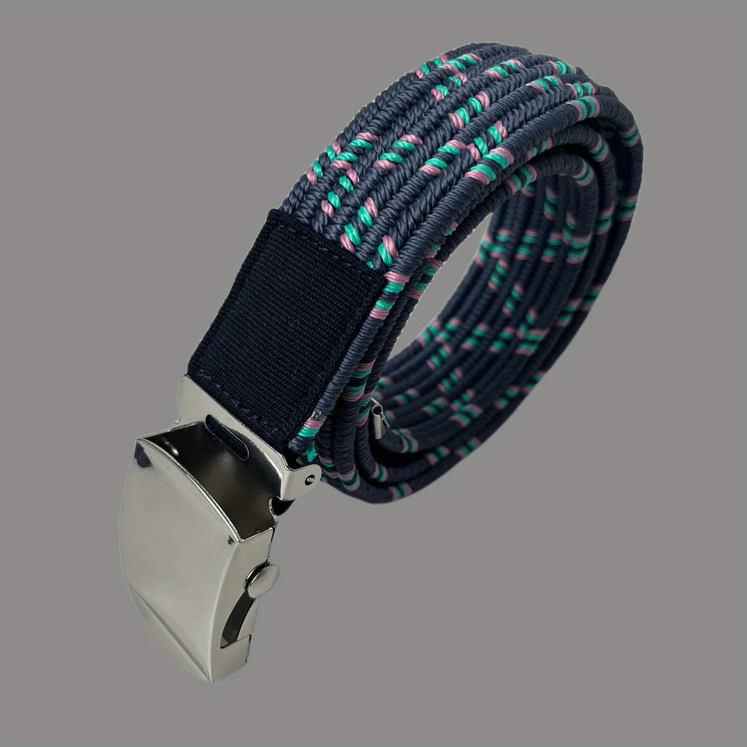 Elastic Military Buckle Belt For Kids