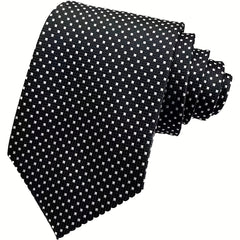 Men's Classic Plaid Style Dot Tie Box Packaging