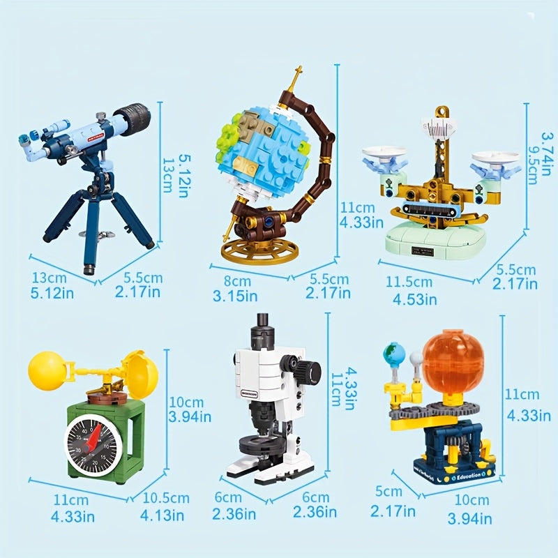 1000 Mini Science Blocks Simulation Scientific Instruments