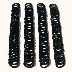 100pcs Seamless Hair Tie Ponytail Rope Elastic Hair Accessories