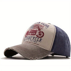 Vintage Motorcycle Graffiti Baseball Cap Snapback Sun Hat