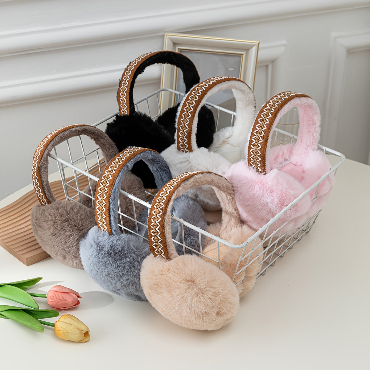 Women's Winter Ear Muffs Soft Warm Pastel Colors