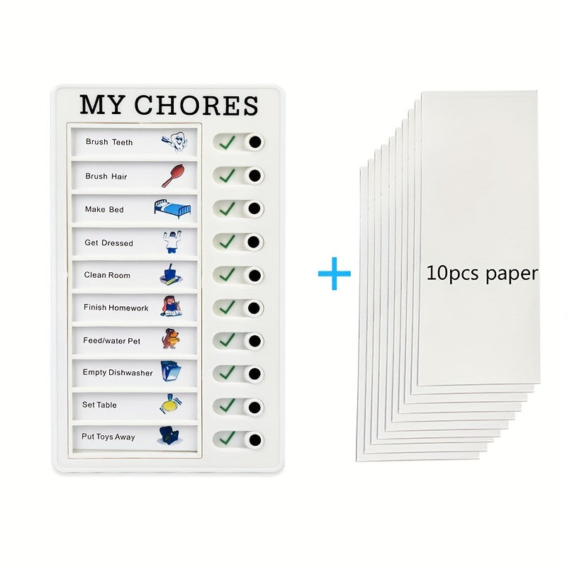 Portable DIY Sliding Routine Chart Daily Schedules & To Do Lists