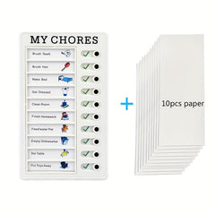 Portable DIY Sliding Routine Chart Daily Schedules & To Do Lists
