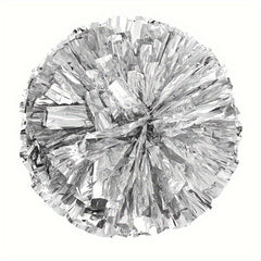 2pcs Cheering Poms With Ring Handheld Props Celebration